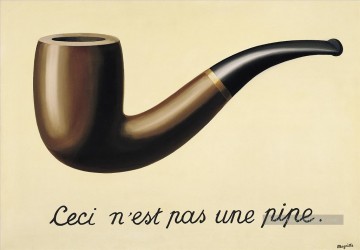 La traición de las imágenes Esto no es una pipa 1948 2 René Magritte Pinturas al óleo